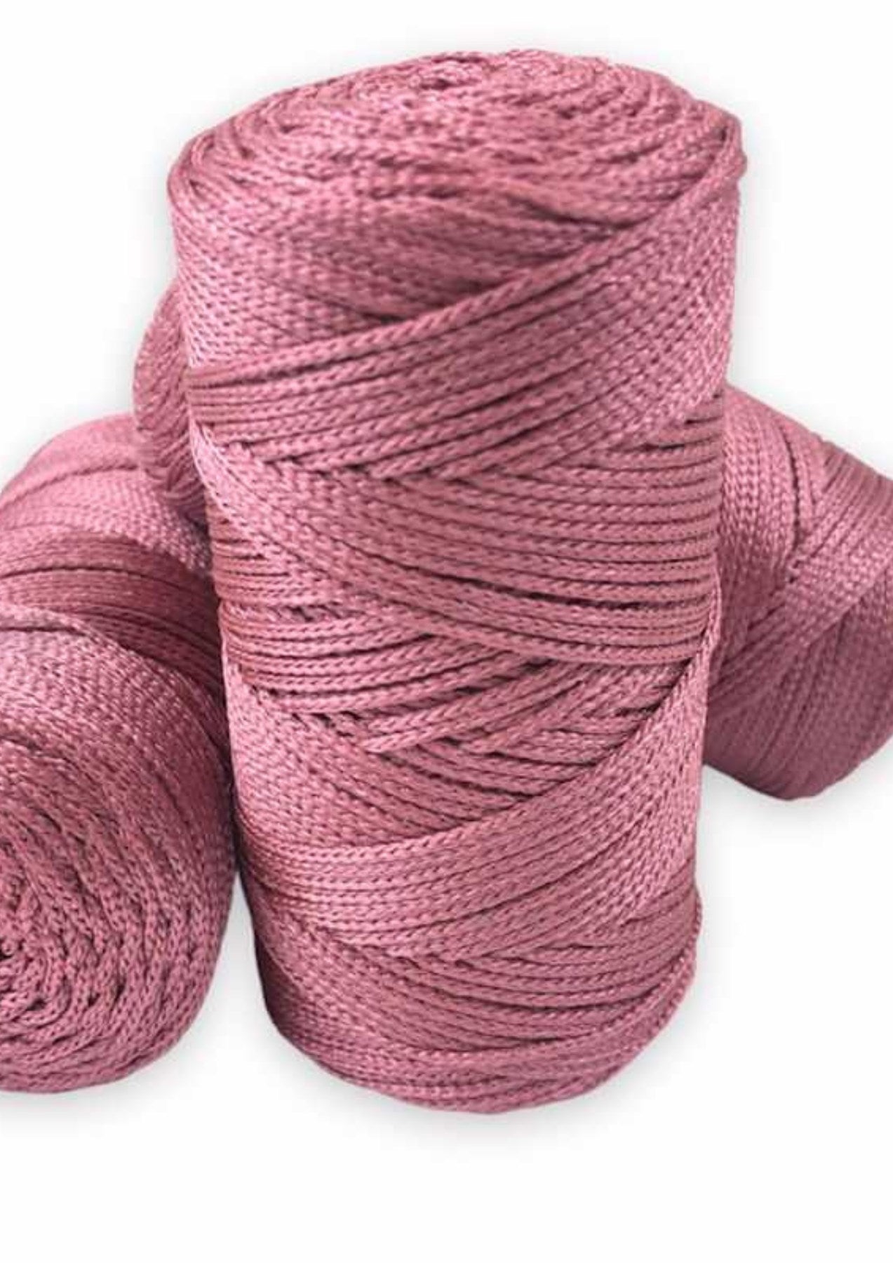 Makrome Ýpi 3mm Polyester Gül Kurusu