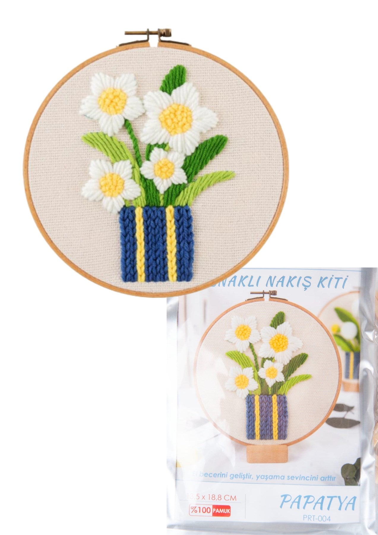 Nakýþ Kitleri Kasnaklý 13.5 X 18.8 cm Papatya