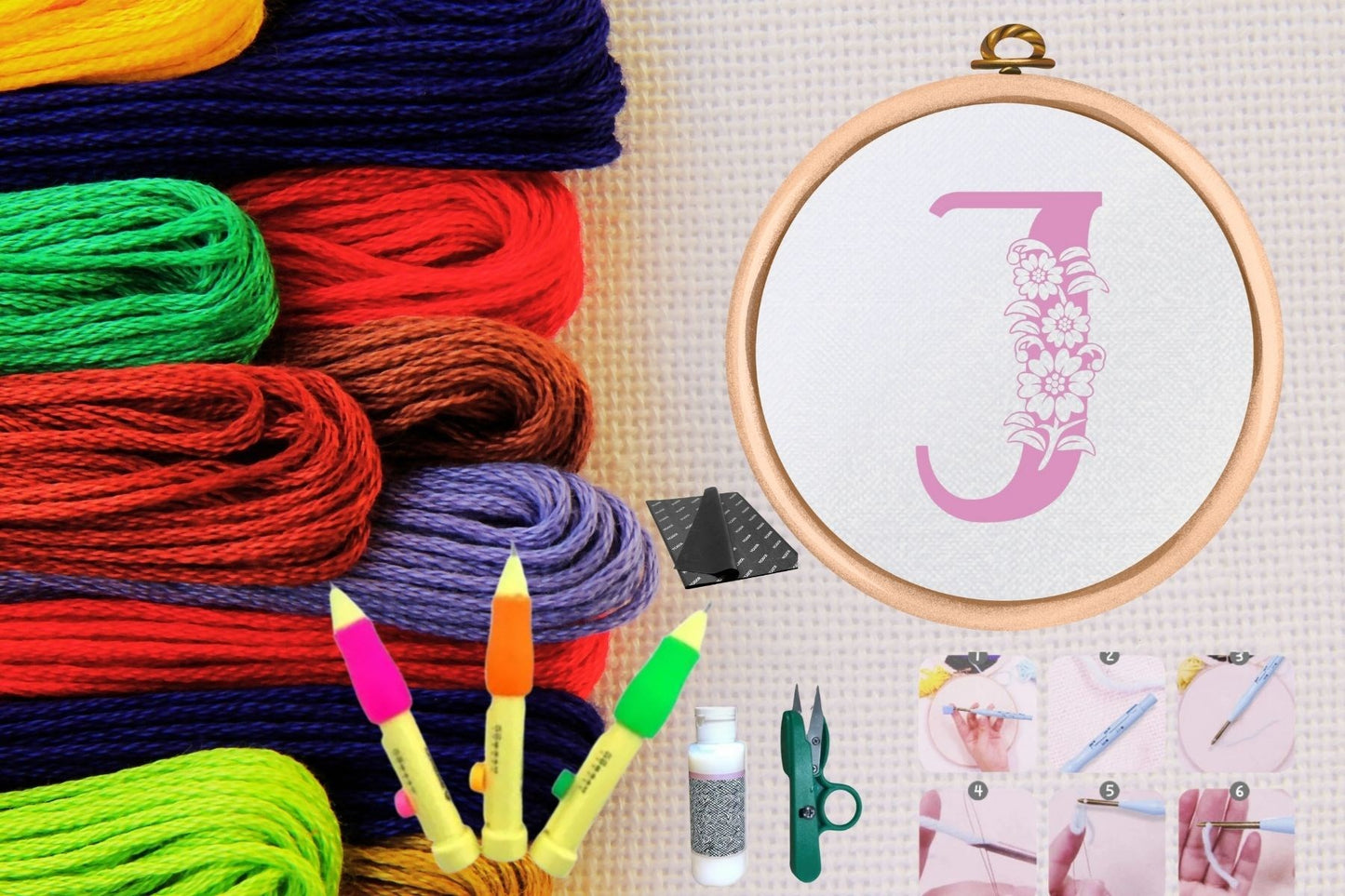 Punch Seti Nakýþ Seti Kasnaklý Kendin Yap Seti Seri 74