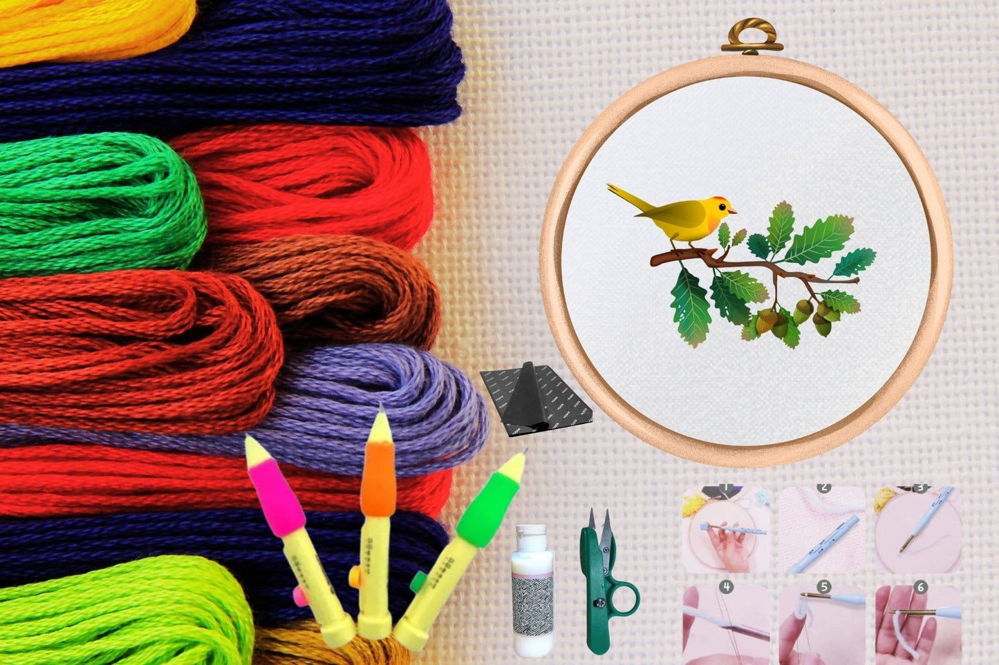 Punch Seti Nakýþ Seti Kasnaklý Kendin Yap Seti Seri 31