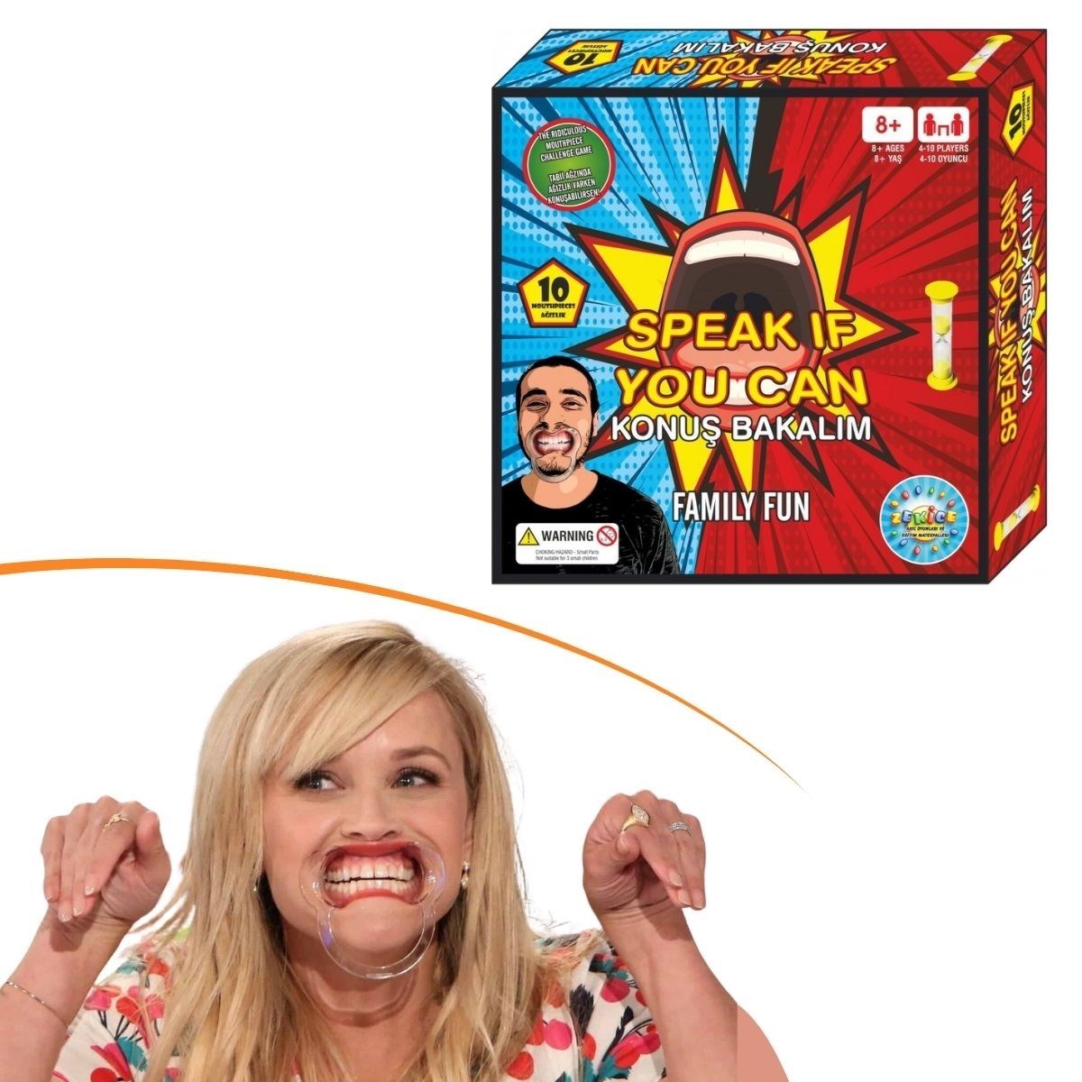 BUFFER® Konuþ Bakalým Oyunu Söyle Bakalým Oyunu Bol Kahkahalý Aile Kutu Oyunu Kum Saatli