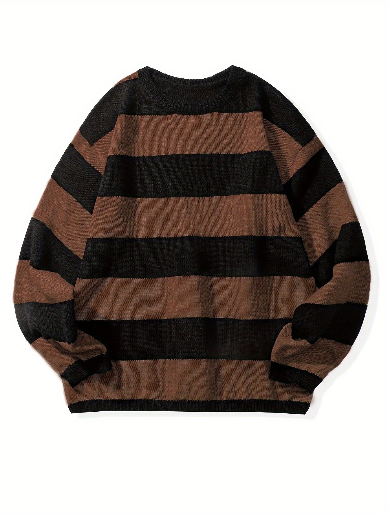 Herren Strickpullover – Hochwertig, Locker, American Retro Stil