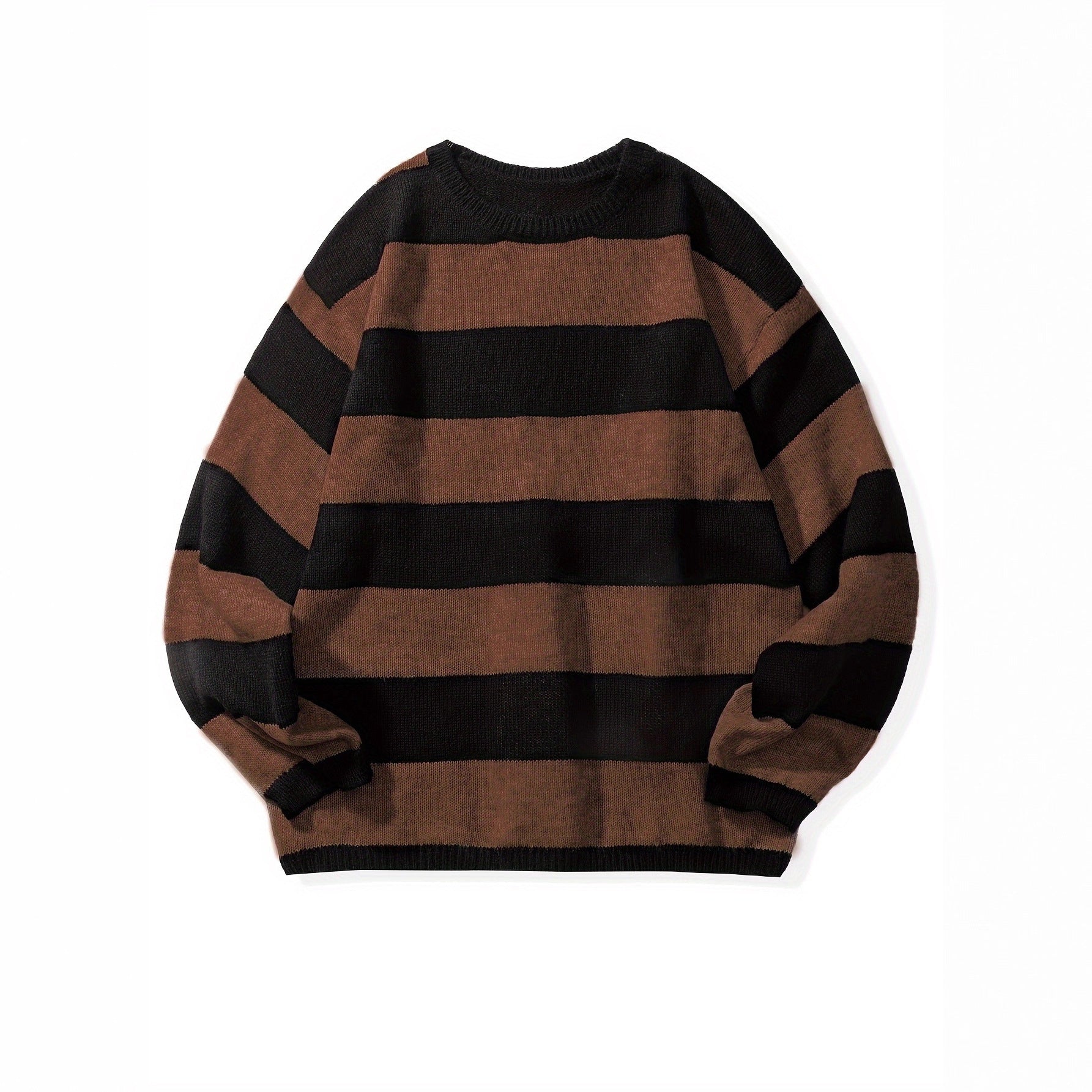 Herren Strickpullover – Hochwertig, Locker, American Retro Stil