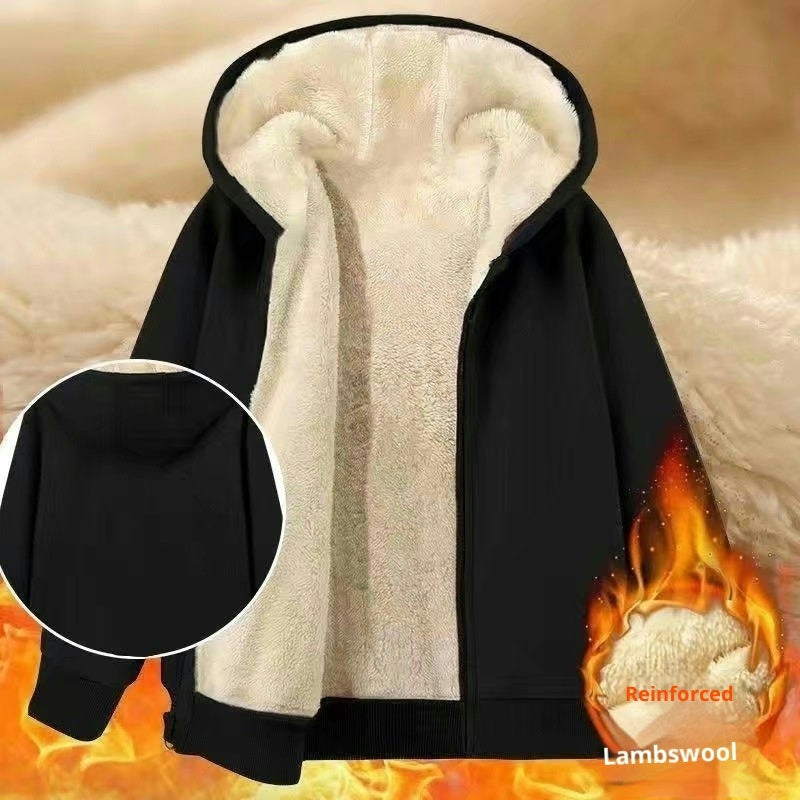 Herren Berber-Fleecejacke – Warm & Lässig, Freizeit & Outdoor