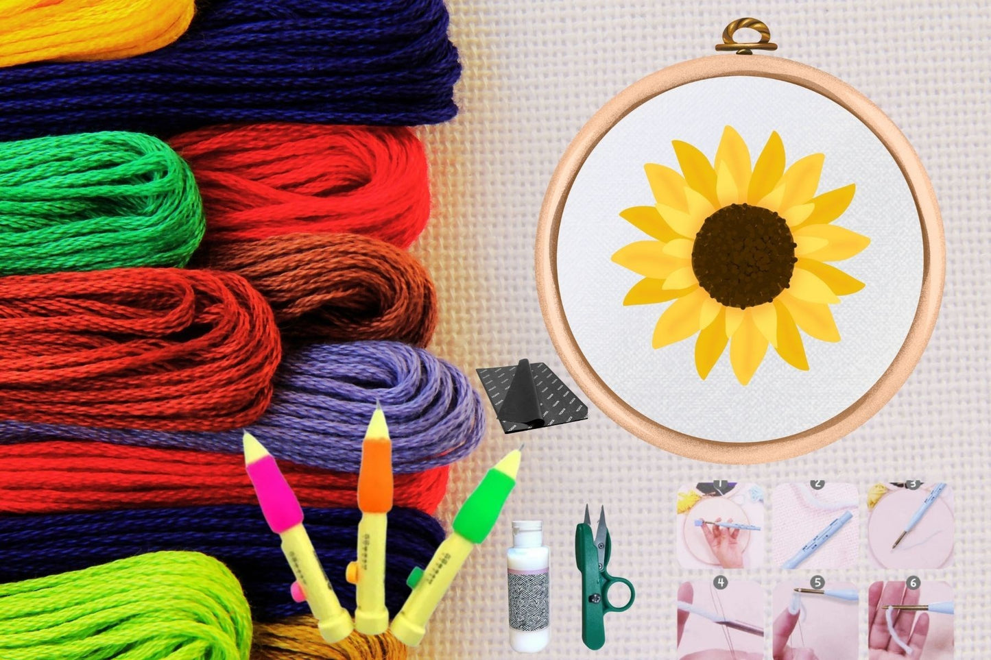 Punch Seti Nakýþ Seti Kasnaklý Kendin Yap Seti Seri 39