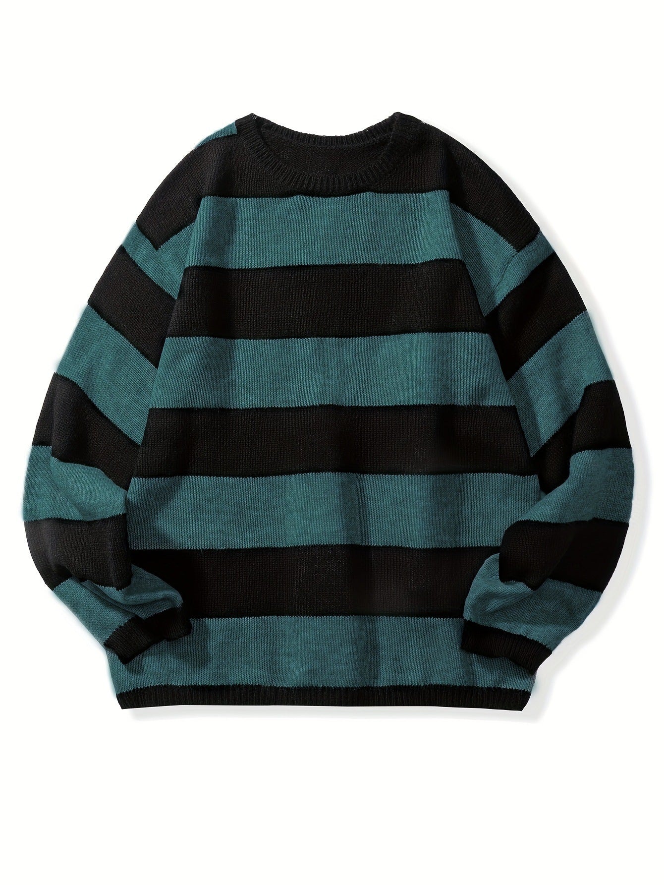 Herren Strickpullover – Hochwertig, Locker, American Retro Stil