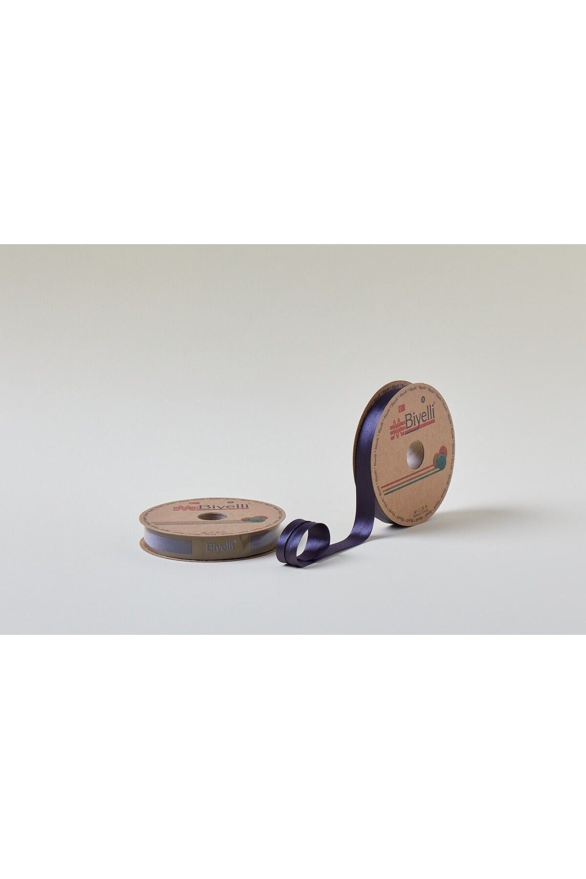 Biye Saten Katlý 071 Koyu Füme 2 cm 25 Metre %100 Polyester