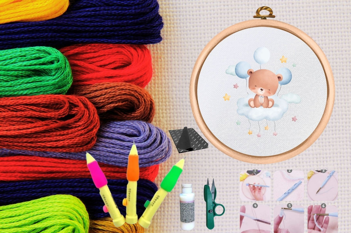 Punch Seti Nakýþ Seti Kasnaklý Kendin Yap Seti Seri 52