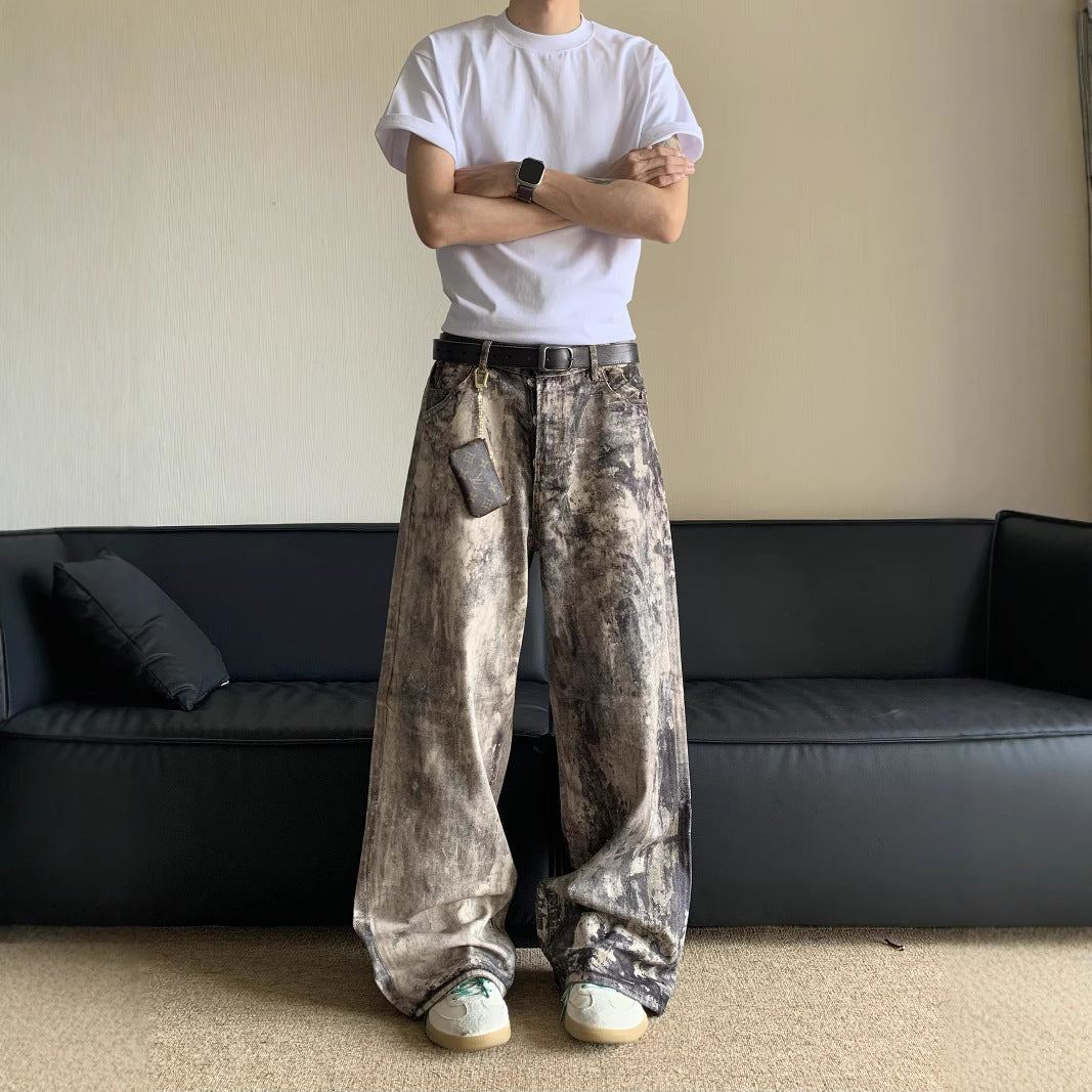 Frühling & Sommer Herren Jeans – 3D Digital Camouflage Druck