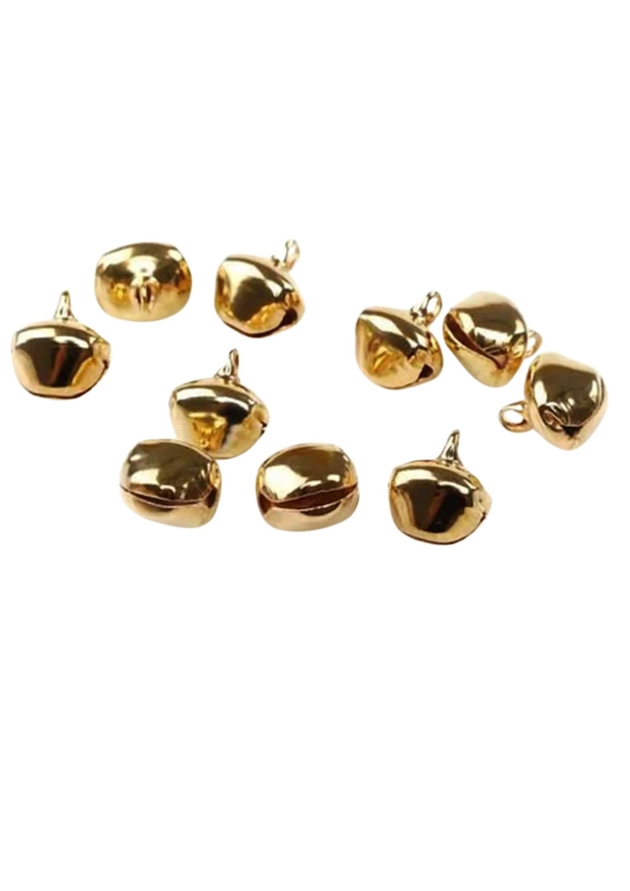 Amigurimi Mini Çan Altýn Renk Çan 5'li