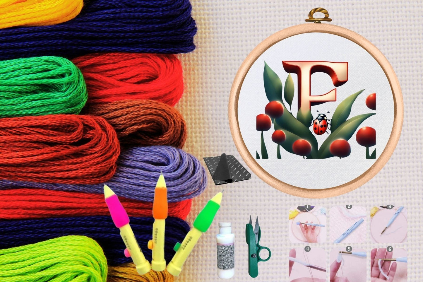 Punch Seti Nakýþ Seti Kasnaklý Kendin Yap Seti Seri 67