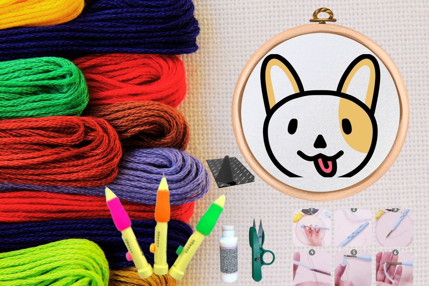 Punch Seti Nakýþ Seti Kasnaklý Kendin Yap Seti Seri 58