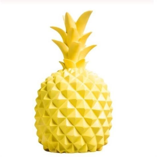 BUFFER® Ananas Þeklinde Desenli Büyük Boy Pilli Masa ve Gece Lambasý