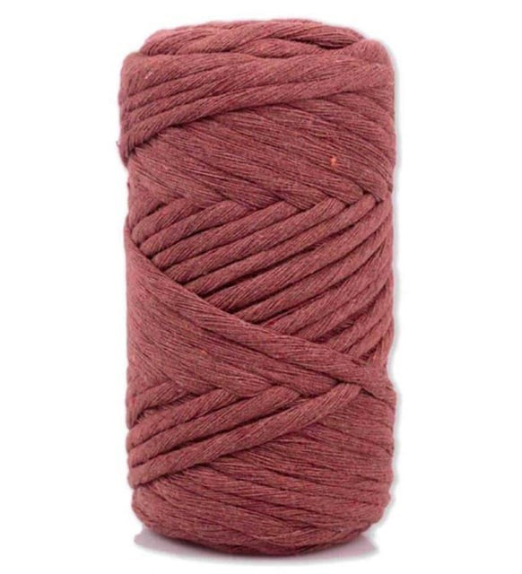 Pamuk Makrome 4 mm Ýp Kiremit