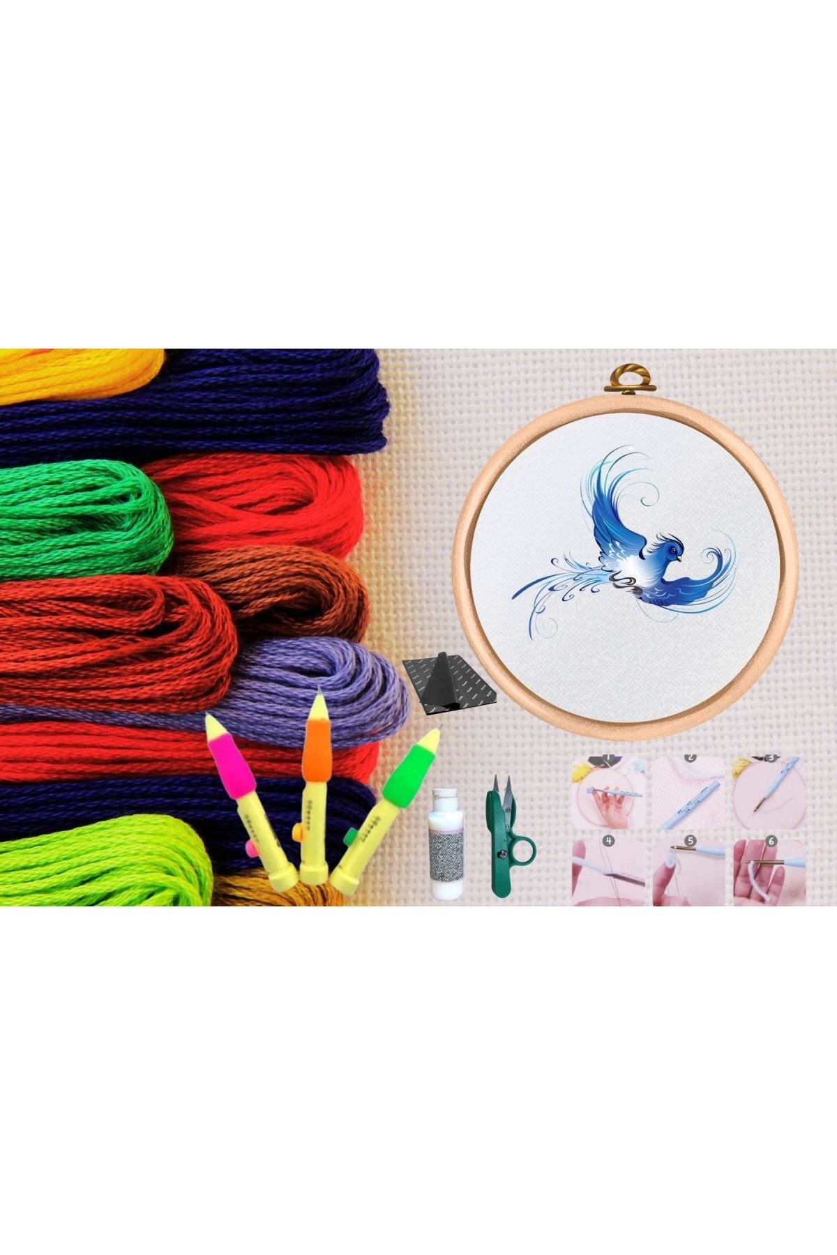 Punch Seti Nakýþ Seti Kasnaklý Kendin Yap Seti Seri 19