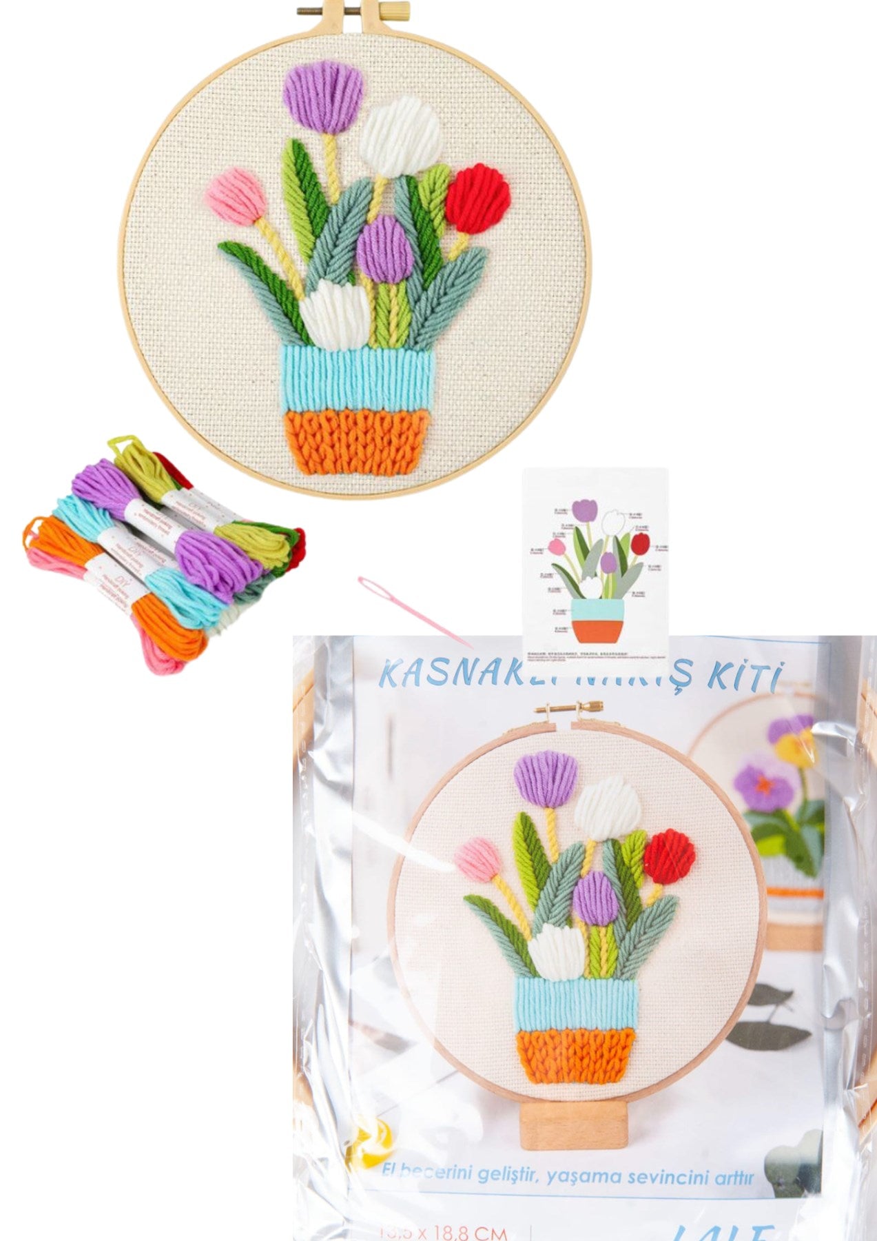 Nakýþ Kitleri Kasnaklý 13.5 X 18.8 cm Lale