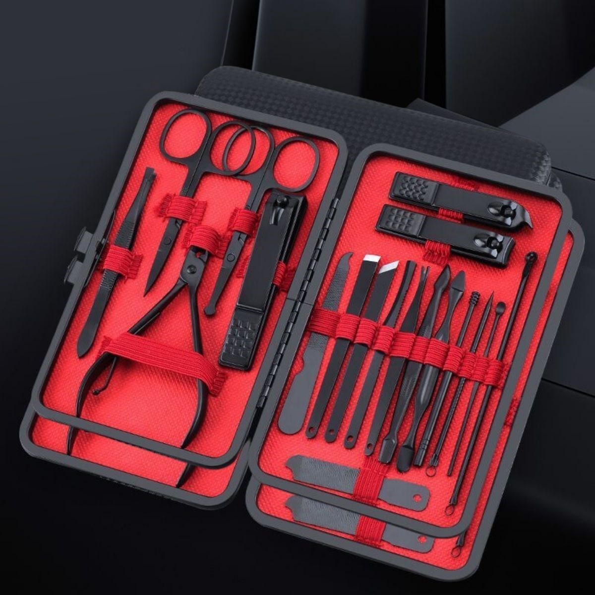 BUFFER® 18 Parça Çanta Tipi Manikür Pedikür Týrnak Bakým Seti