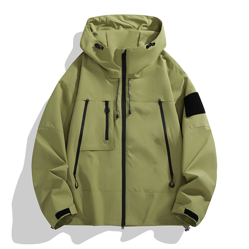 Outdoor Shell Jacke – Kapuzenjacke, Freizeit & Bergsteigen