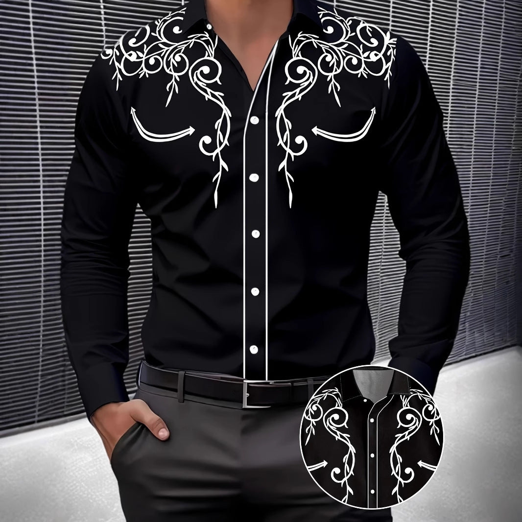 Herren Cardigan – Nationalstil, Locker & Dünn, Freizeit & Casual