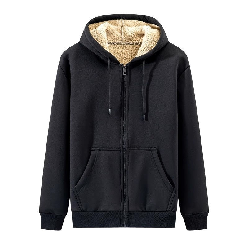 Herren Berber-Fleecejacke – Warm & Lässig, Freizeit & Outdoor