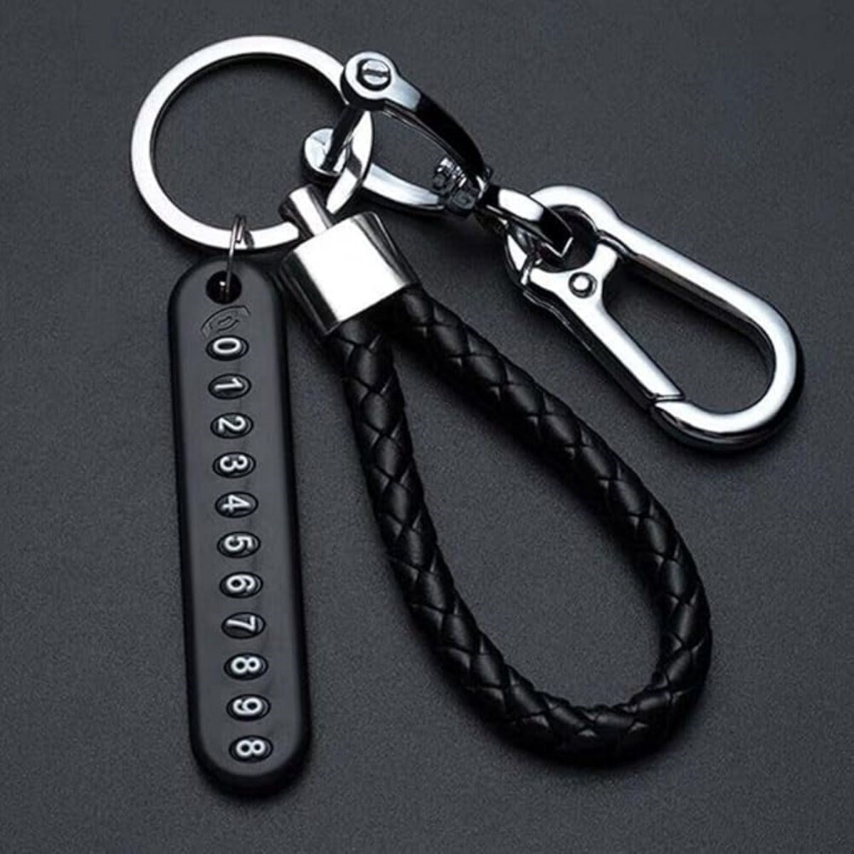 BUFFER® Anahtarlýða TakýlabilenTelefon Numarasý Etiketli Numaratörlü Anahtarlýk