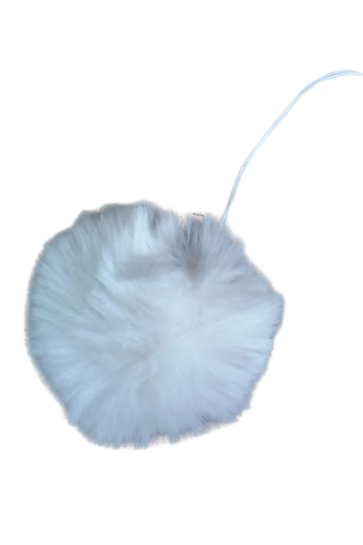 Þapka Ponponu Beyaz