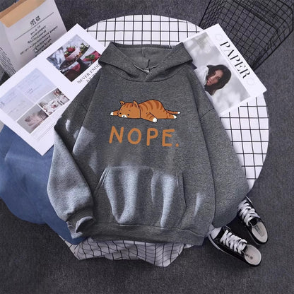 Katzen Hoodie aus Fleece – Herbst & Winter | Lockerer Kapuzenpullover | Warm & Gemütlich