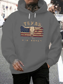 Men’s Hoodie Fall & Winter – Relaxed Hooded Sweatshirt in Retro Design | Casual Streetwear