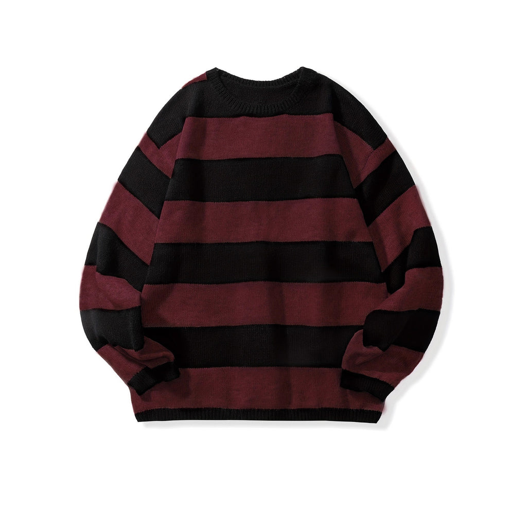 Herren Strickpullover – Hochwertig, Locker, American Retro Stil