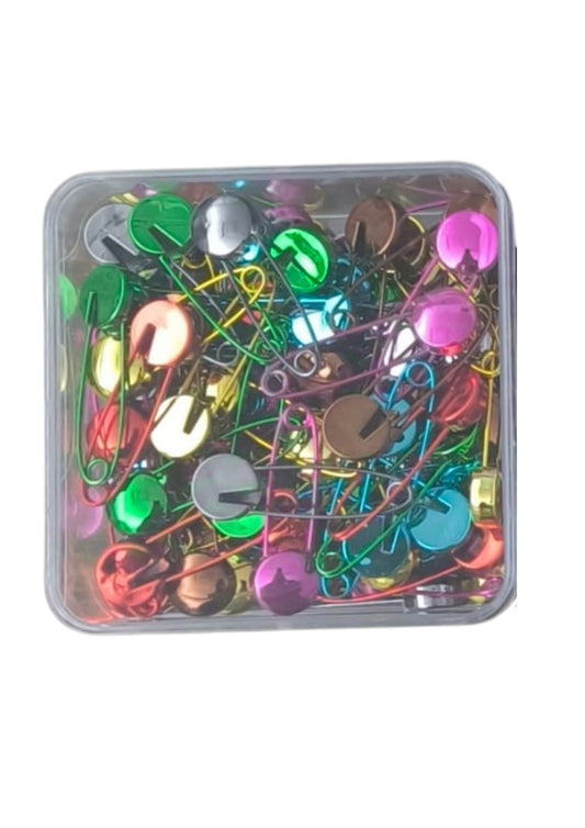 Çengelli Ýðne Kilitli Bebe Renkli Küçük 100 Adet