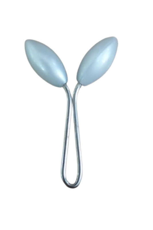 Eþarp Klipsi Baþak Model Beyaz 1 Adet