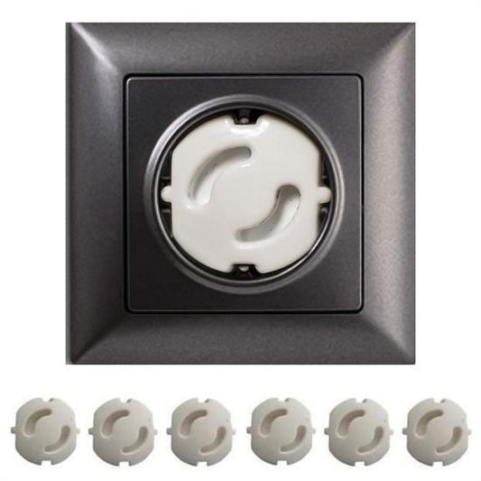 BUFFER® Bebek Çocuk Priz Koruma Kapaðý (6 Adet) Çocuk Güvenliði, Priz Muhafazasý, Priz Kapatýcý