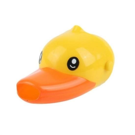 BUFFER® Çocuklar Ýçin Eðitici ve Güvenli Musluk Uzatýcý Geniþletici Baþlýk Aparatý Ördek Figürlü