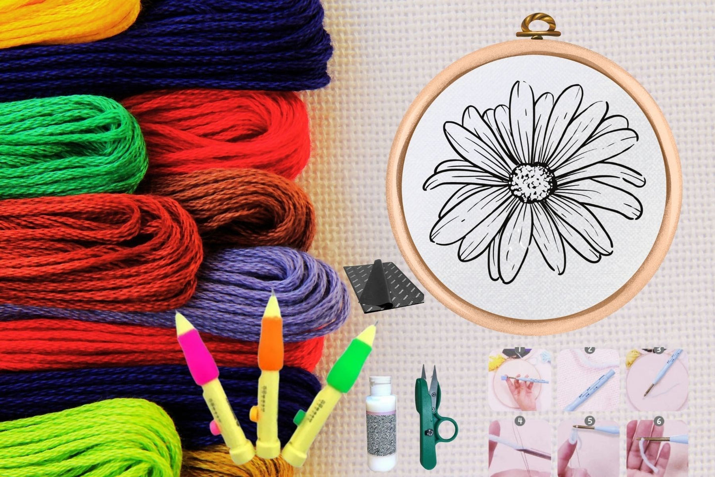 Punch Seti Nakýþ Seti Kasnaklý Kendin Yap Seti Seri 32