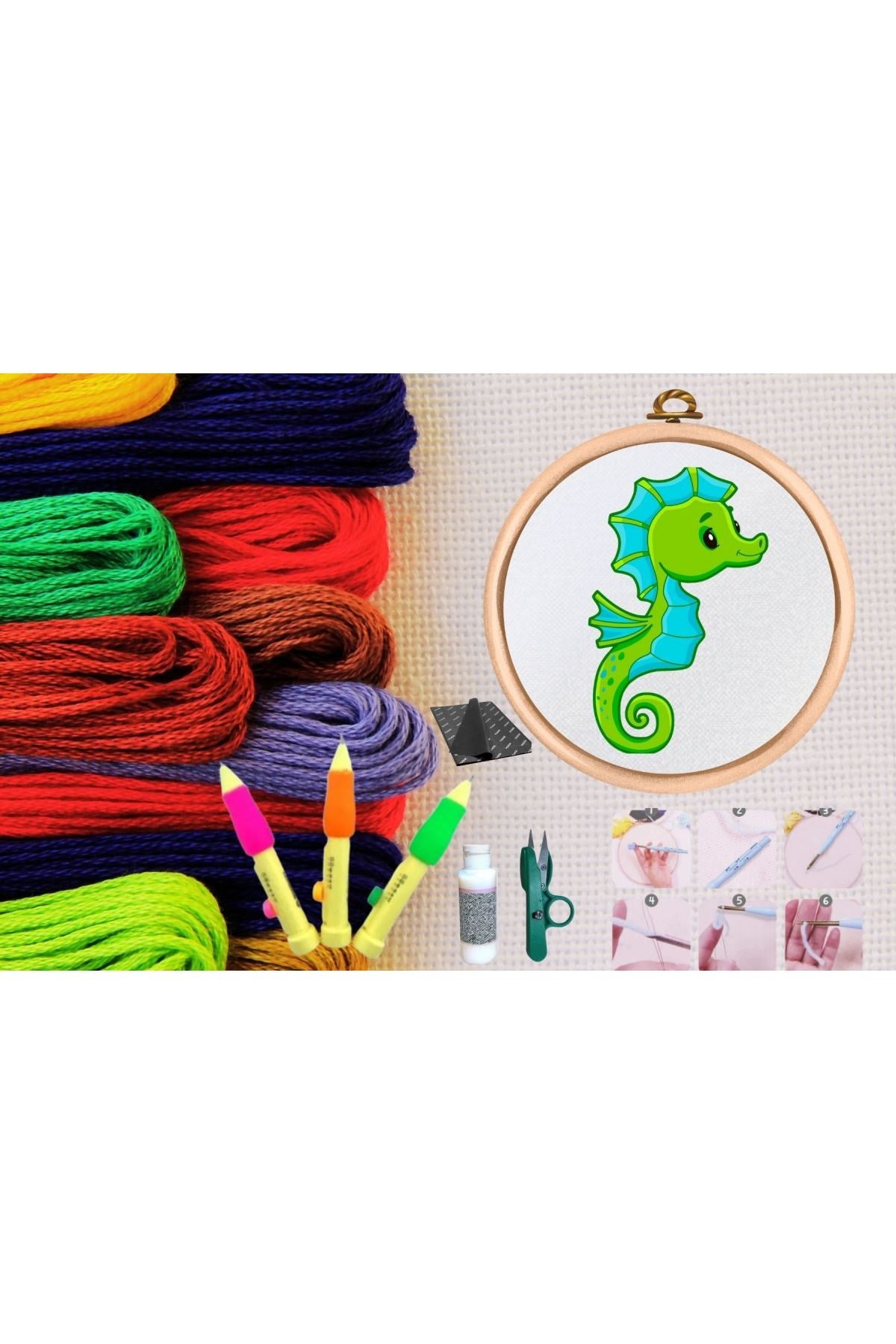 Punch Seti Nakýþ Seti Kasnaklý Kendin Yap Seti Seri 120