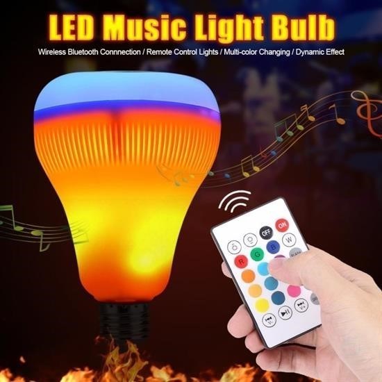 BUFFER® Kumandalý Bluetooth Hoparlör Ampul LD-37