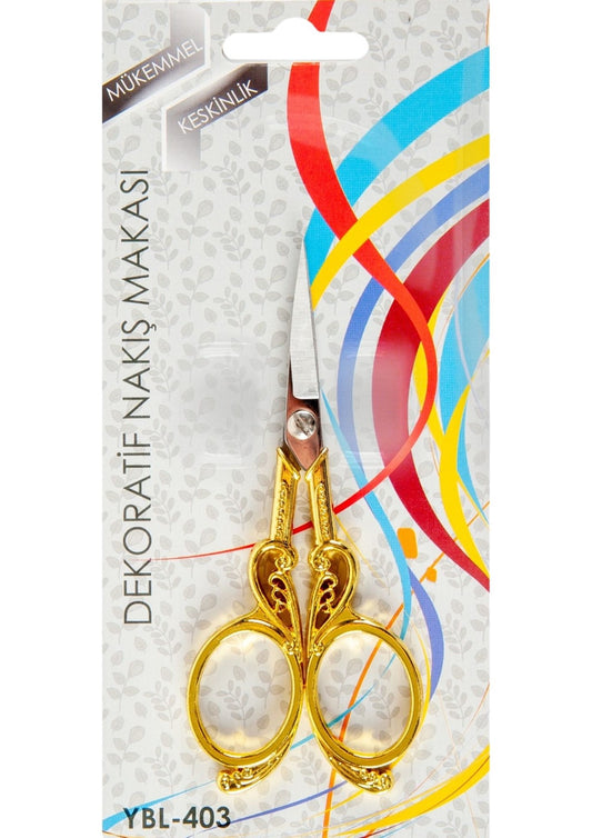 Nakýþ Makasý Dekoratif Altýn Kuðu YBL-403 Model 19