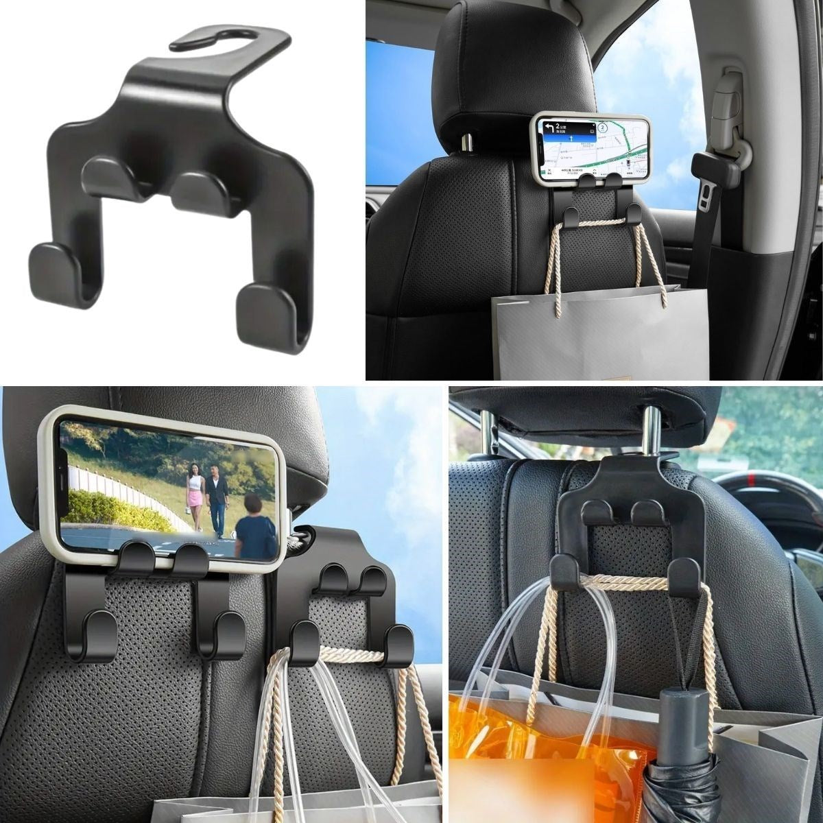 BUFFER® Oto Koltuk Arkasý Düzenleyici Organizer Askýlýklý Telefon,Tablet Tutucu