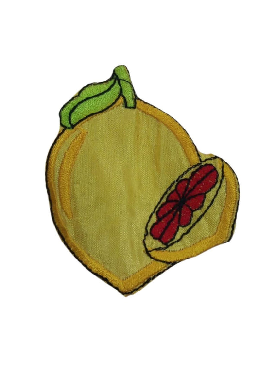 Aplike Ütü Ýle Yapýþan Limon Desen
