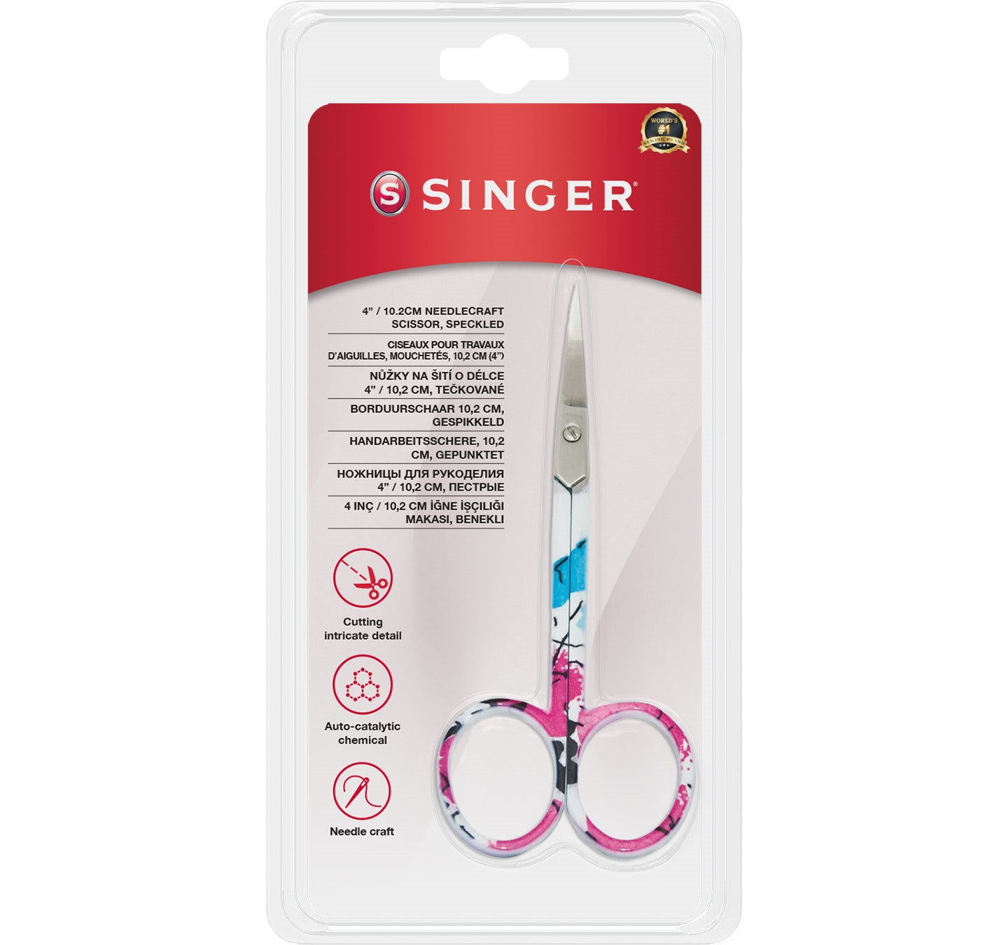 Kývrýk Uçlu Renkli Nakýþ Makasý (4&quot,)