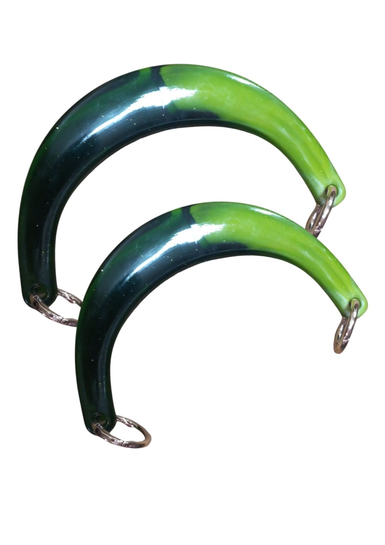 Çanta Sapý Ay Model Yeþil17 cm