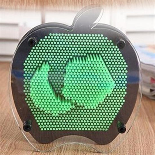 BUFFER® Elma Þeklinde Pin Art Dekoratif 3D Çivi Sanatý Filografi Tahtasý