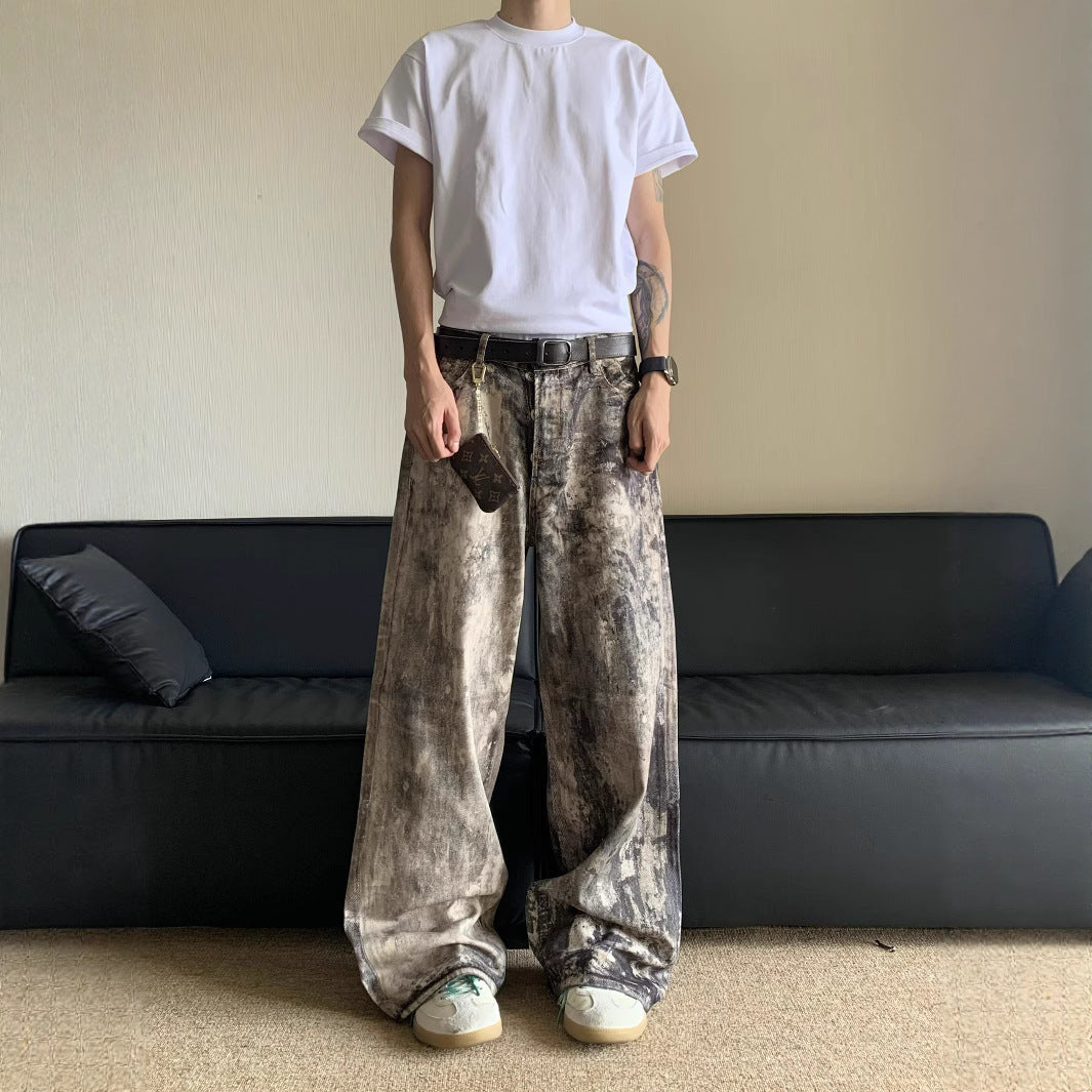 Frühling & Sommer Herren Jeans – 3D Digital Camouflage Druck