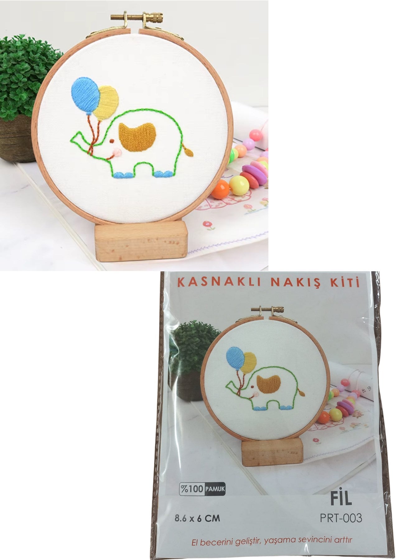 Nakýþ Kitleri Kasnaklý 8.6 X 6 cm Fil