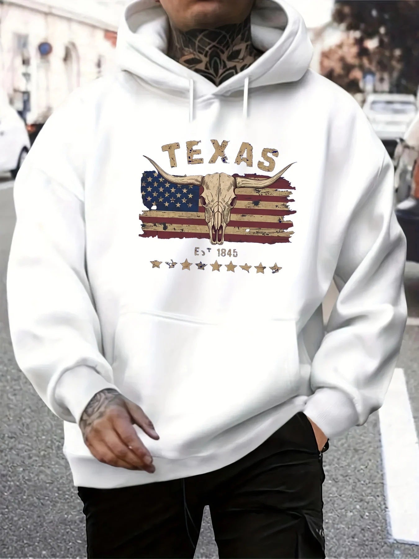 Herren Hoodie Herbst & Winter – Lockerer Kapuzenpullover im Retro-Design | Casual Streetwear