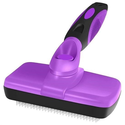 BUFFER®  Otomatik Temizlenebilen Tuþlu Pratik Kedi Köpek Tüy Toplama Fýrçasý