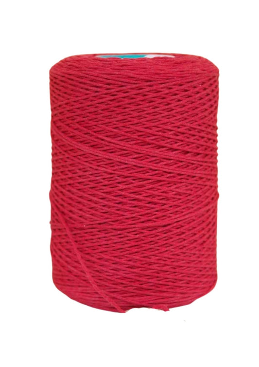 Pamuk Makrome 2 mm Kýrmýzý