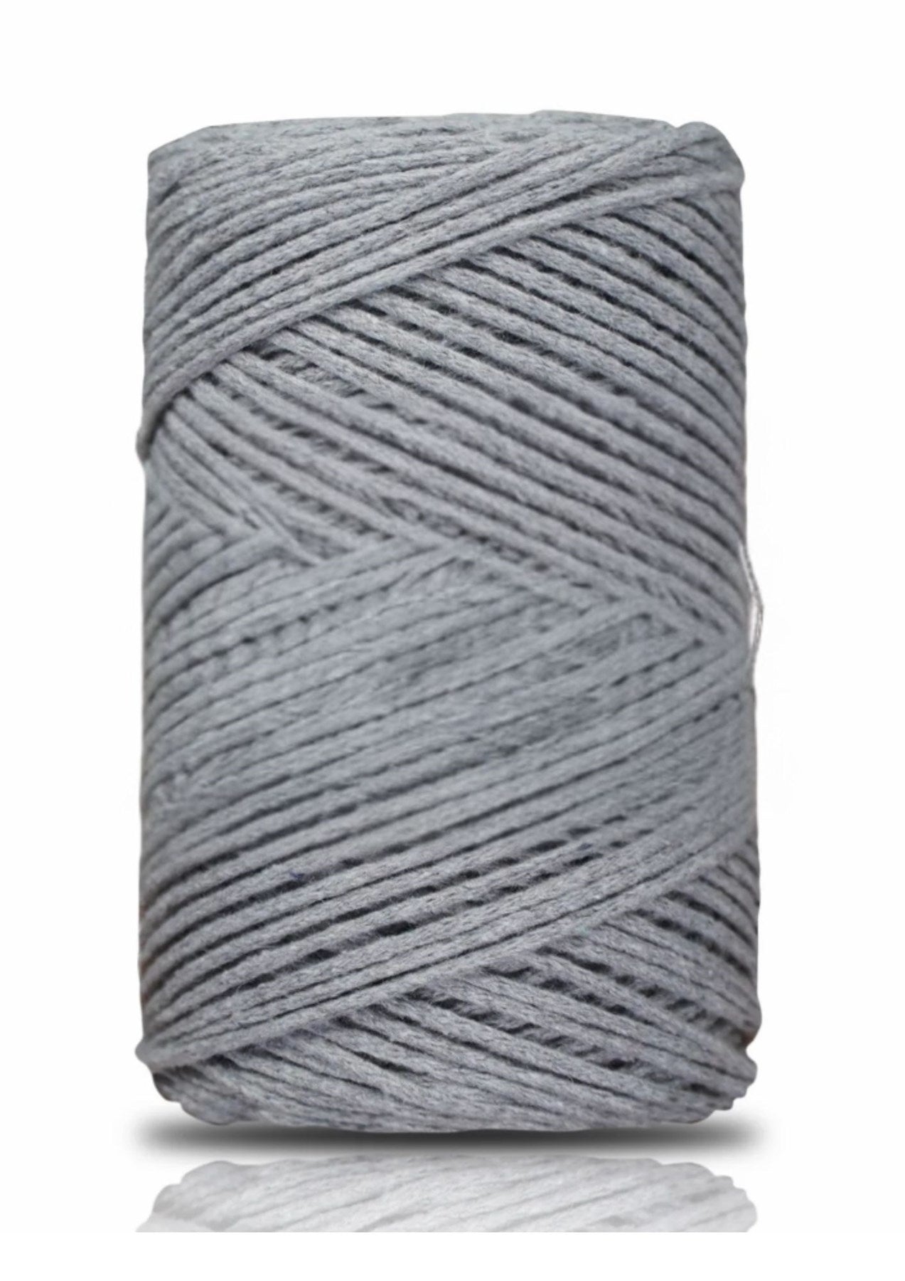 Pamuk Makrome 2 mm Gri