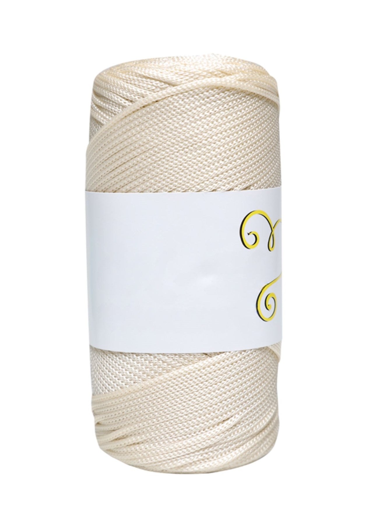 Makrome Ýpi 3mm  Polyester Ekru