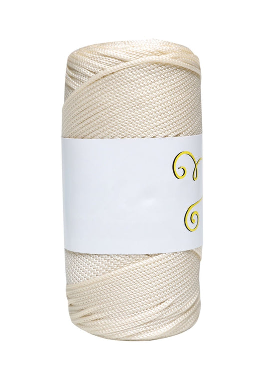 Makrome Ýpi 3mm  Polyester Ekru